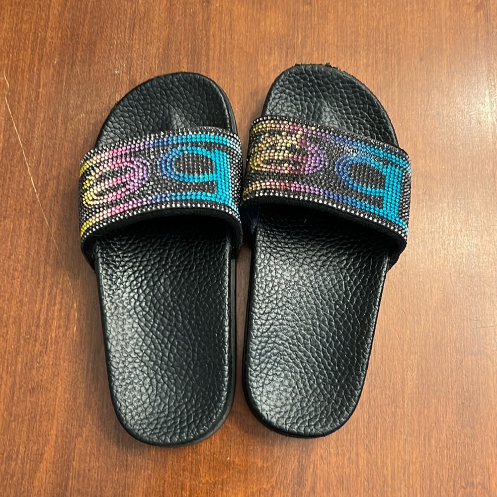 Girl BeBe slides size S 11/12